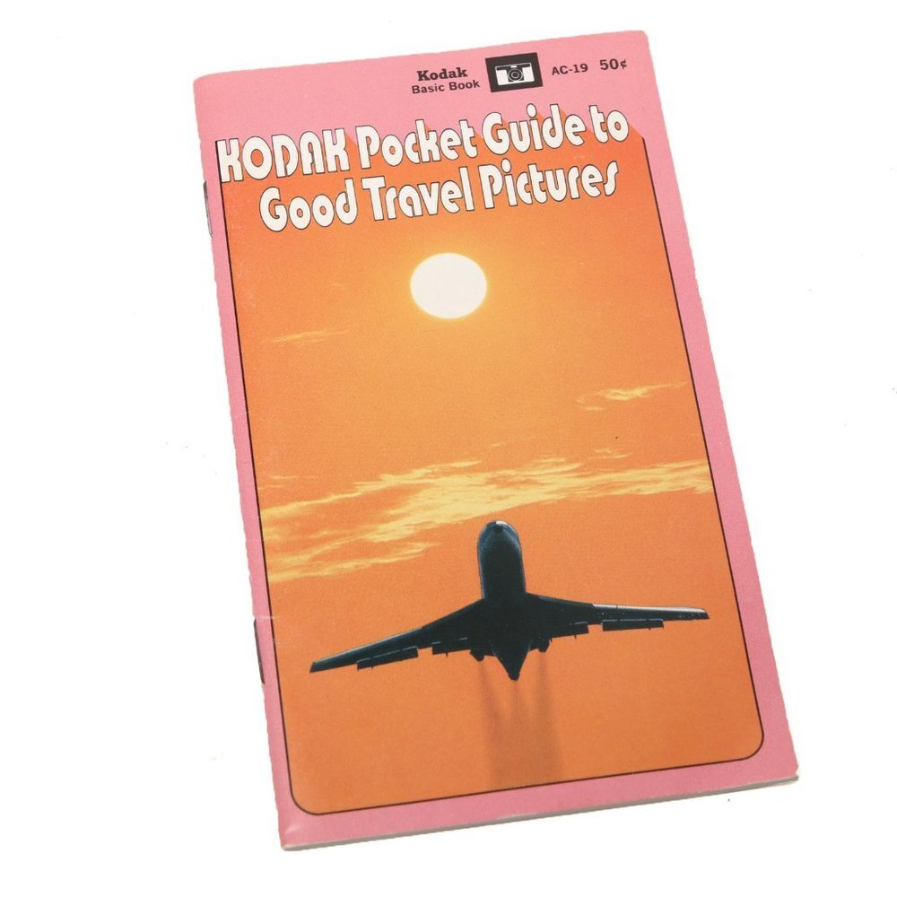 Vintage Kodak Pocket Guide to Travel Pictures 1970s Pamphlet Ephemera Pink